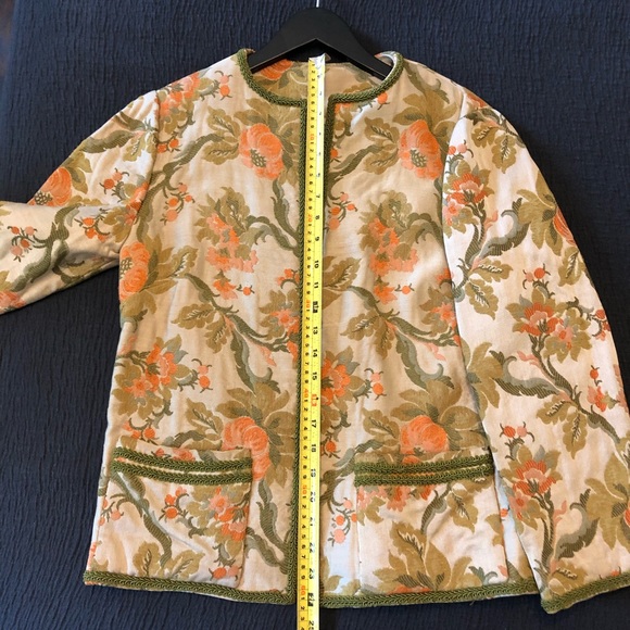 Vintage Cropped Brocade Kimono Jacket - Picture 8 of 8